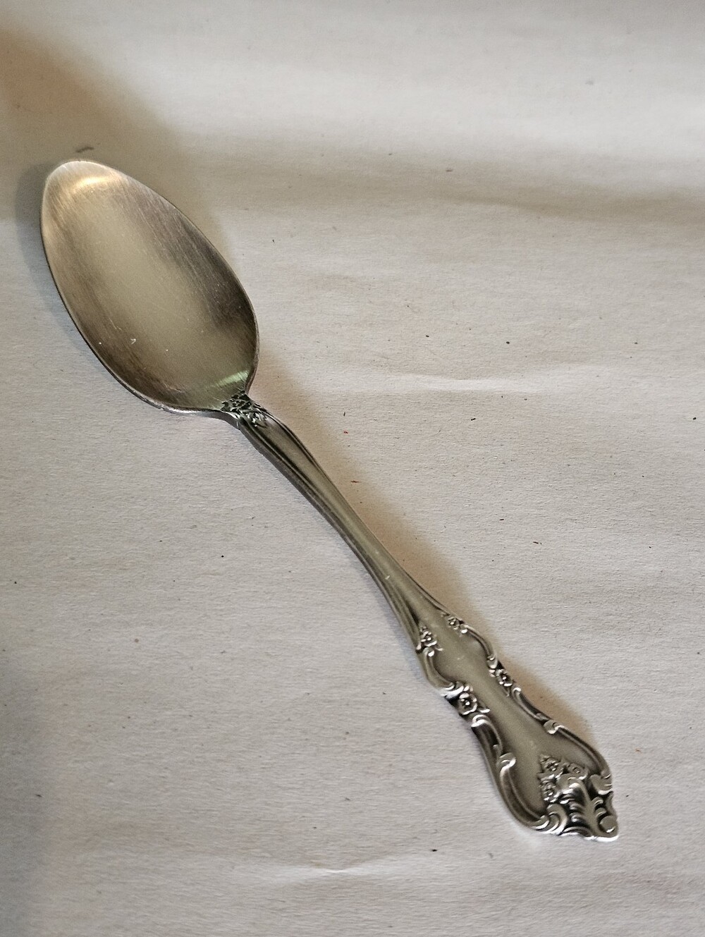 Vintage 1847 Rogers Bros ORLEANS 1964 Silverplate 6" Dessert / Place Spoon